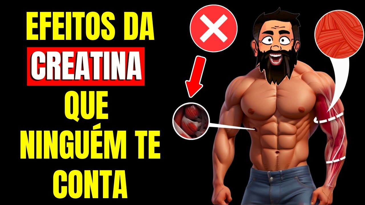 8 Reações do seu corpo ao tomar 5g de CREATINA todos os dias / Suplemento | CORPO HIPERTROFIADO