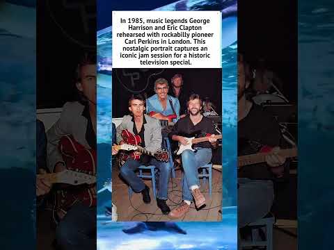 Thumbnail for George Harrison, Eric Clapton & Carl Perkins (1985) 🎸 #GeorgeHarrison #EricClapton by Carl Perkins