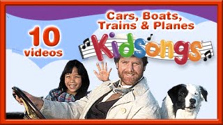 Cars, Boats,Trains and Planes | Kidsongs | Car Songs for Kids | Row, Row, Row Your Boat | PBS Kids