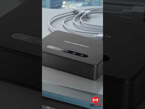 Video do produto Adaptador VoIP Grandstream HT813 ATA Híbrido 1 FXS + 1 FXO com Lifeline e Fax T.38
