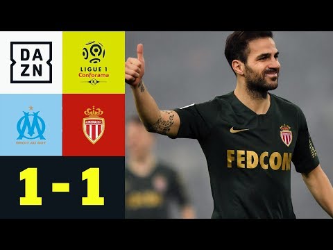 Remis beim Debüt von Cesc Fabregas: Olympique Marseille - AS Monaco 1:1 | Ligue 1 | DAZN Highlights