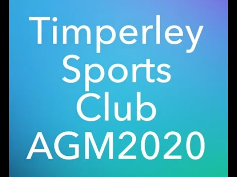 Timperley Sports Club AGM 2020