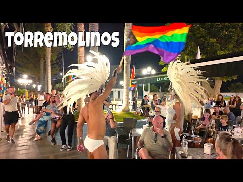 🌈  LGBTQ+ Nightlife Distric: Clubs & Bars Gay Friendly [4K] Torremolinos Pride 2025 Spain