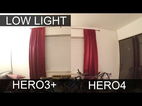 GoPro HERO4 vs HERO3+ Low Light Comparison