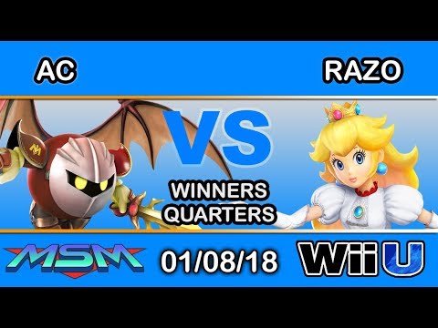 MSM 128 - BKO | AC (Meta Knight) Vs. tHB | Razo (Peach) WInners Quarters - Smash 4