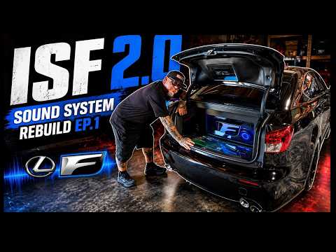Lexus ISF Sound System Tear Down and Rebuild after 14 years! Amps, Batteries, Subwoofer out | ep.1