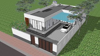 Nhà C4 chữ L 143m2 ll od12