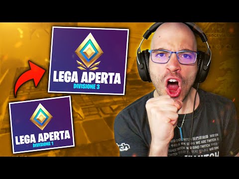 Dalla DIVISIONE 1 alla LEGA CAMPIONE - Ep. 1 | Fortnite ITA Gameplay in Italiano Arena in Solo