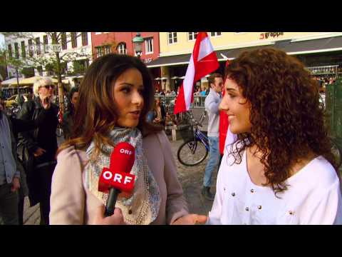 Austria's Natália Kelly meet Ukraine's Zlata Ognevich