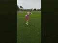 ⛳ Great Golf Swing 107 Pound High School Girl Sticks Flag From 140 Yards 9 Iron Copy Her Pre Shot