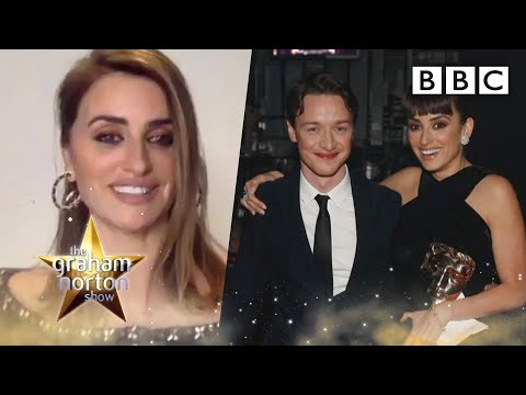 James McAvoy and Penelope Cruz joke about the first time they met | The Graham Norton Show - BBC