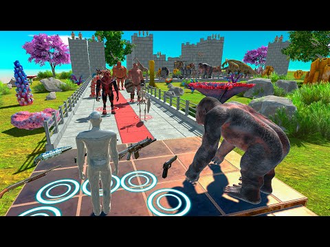 🔥FPS EXTREME SIEGE OF A CASTLE WITH TAME GORO GIANT - Animal Revolt Battle Simulator