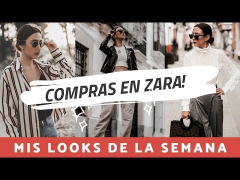 MODA | COMPRAS EN ZARA NUEVA COLECCIÓN PRIMAVERA Y MIS LOOKS DE LA SEMANA