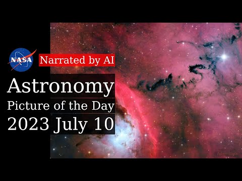 APOD: 2023-07-10 - Stars, Dust and Nebula in NGC 6559 (Narrated by Emma)