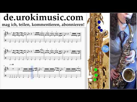 Saxophon Lernen Tenor Luis Fonsi, Demi Lovato - Échame La Culpa Tabulatur Teil#2 um-ih995