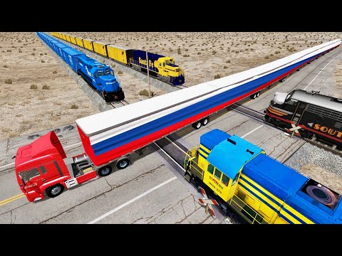 Train vs Truck | BeamNG.Drive