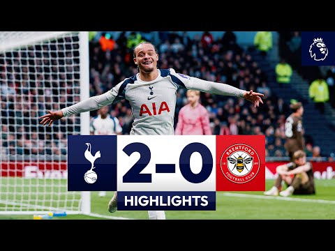 Xavi Simons first goal for Spurs! 📞 | Spurs 2-0 Brentford | Premier League Highlights