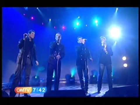 Exclusive - The band Blake sing With Or Without You on GMTV 24th Sept 09