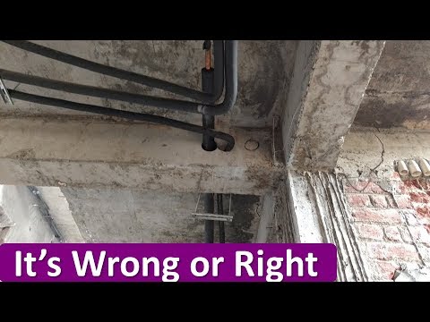 Beam core cutting for passing the pipe of AC (कोर कटिंग करना सही है या नहीं ?)