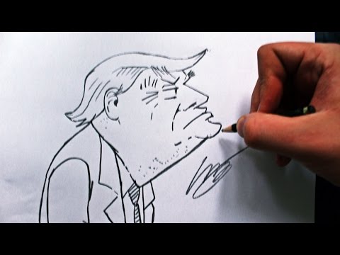 Como Desenhar Donald Trump - (How to Draw Donald Trump ...