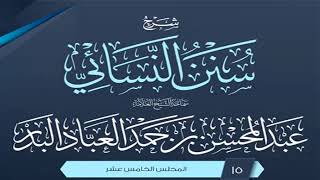 المجلس (15) | شرح سنن النسائي | الشيخ عبد المحسن العباد البدر | #الشيخ_عبدالمحسن_العباد image