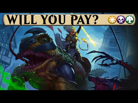 THE BEST NEW TAX CARD!⚪⚫🟢| Historic Brawl MTG Arena