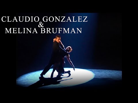  Melina Brufman  and  Claudio Gonzalez  are  dancing  to  the  tango  "  Pata Ancha  "  by  Color Tango  at  Congreso Internacional de Tango Argentino  in  2004