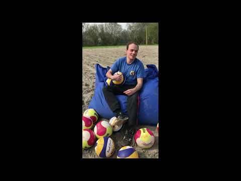 Vrij spelen bij beachvolleybal Amersfoort