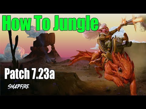 DoTa 2 How To Jungle Snapfire Patch 7.23 a