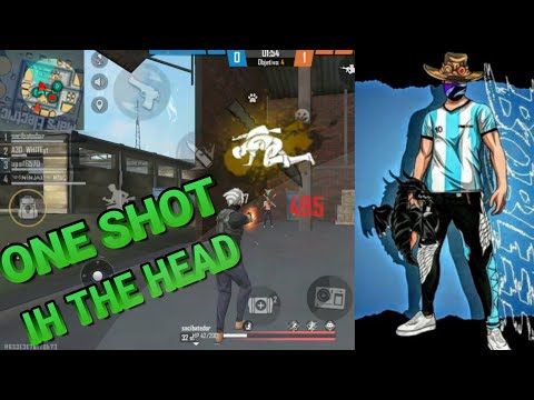 one shot in the head | moto z2 play free fire  🇧🇷💚