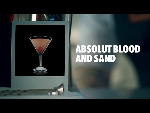 ABSOLUT BLOOD AND SAND DRINK RECIPE - HOW TO MIX