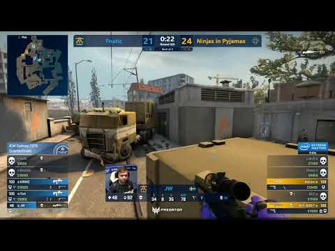 CS:GO - Fnatic vs. NiP [Overpass] Map 2 - Highlights - IEM Sydney 2019