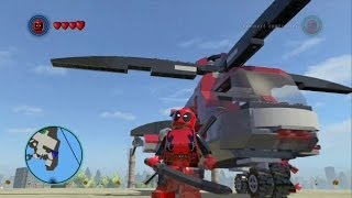 LEGO Marvel Super Heroes - Deadpool and His Vehicles + Free Roam Gameplay