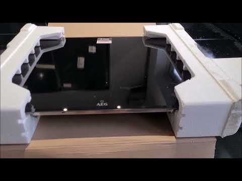 AEG hob unboxing and installation