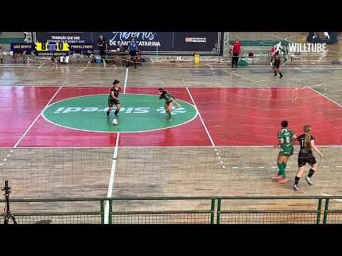 SÃO BENTO DO SUL X PINHALZINHO | QUARTAS DE FINAL | FUTSAL |  FEMININO | JOGUINHOS ABERTOS DE SC