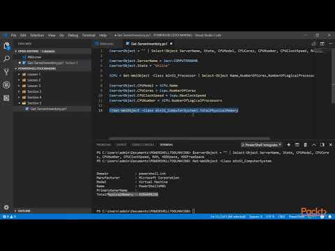 PowerShell Toolmaking Collect Data from a Single Machine | packtpub com