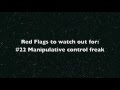 Red flags to watch out for #22: Manipulative control freak