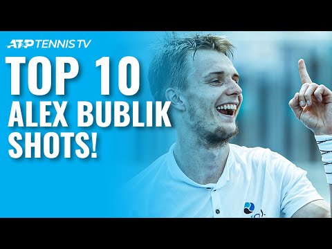 Top 10 Unreal Alexander Bublik Shots! (So Far)