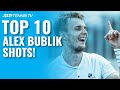 Top 10 Unreal Alexander Bublik Shots! (So Far)