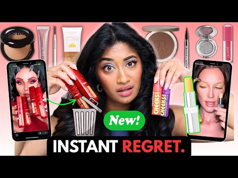 I Tested a Full Face of OVERHYPED New Makeup (this was awful)