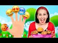 Finger Family Emoji Song + More Nursery Rhymes | Lah-Lah Funny Kids Songs