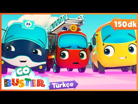 Süper Hızlı Pist Kuralları 🚌| Go Buster Türkçe - Çocuk Çizgi Filmleri