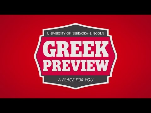 UNL Greek Preview