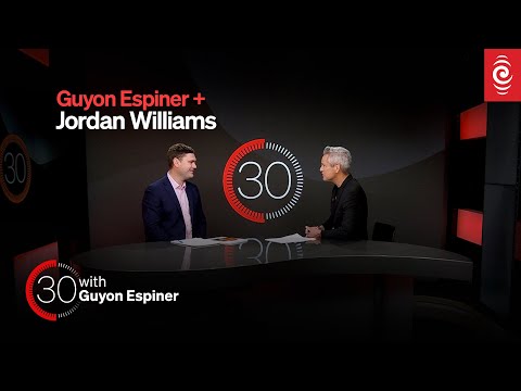 Jordan Williams on how the Taxpayers' Union is funded | 30 with Guyon Espiner Ep.6 | RNZ