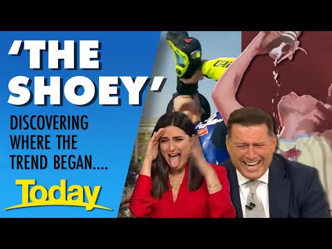 Karl in tears after man behind ‘the shoey’ reveals how the trend began | Today Show Australia