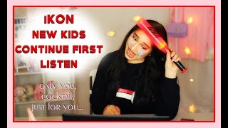 iKON (아이콘) New Kids: Continue Album First Listen Reaction | Only You, Cocktail, Just For You Lyrics