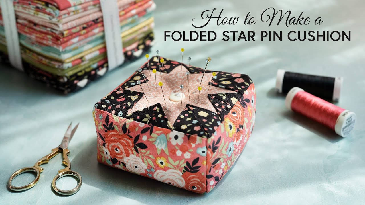 Folded Star Pin Cushion Pattern