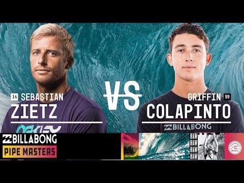 Sebastian Zietz vs. Griffin Colapinto - Round Three, Heat 5 - Billabong Pipe Masters 2018