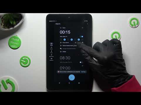 How to Set Up Alarm Clock on NOKIA T10 - Adjust Alarm Settings