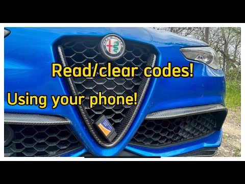 Alfa Romeo Giulia Stelvio Read and clear codes using your iPhone/ android